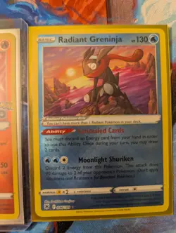 Radiant Charizard 110/78 And Radiant Greninja 46/189 Nm Shiny Pokemon Cards - Image 3