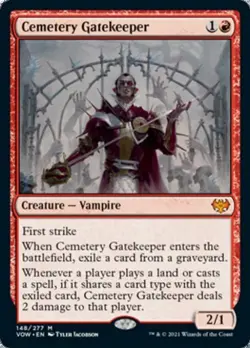 Cemetery Gatekeeper - Light Play MTG Innistrad: Crimson Vow - Image 1