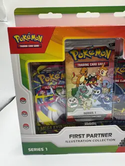 Pokemon TCG First Partner Illustration Series 1 Box Promo Cards Booster Packs - Image 5
