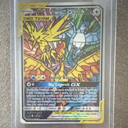 Pokemon Moltres & Zapdos & Articuno GX TAG TEAM Promo SM210 Holo Card 060/054 - Image 1