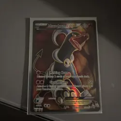 Pokemon TCG Houndoom EX Full Art Holo Ultra Rare Card 153/162 XY Breakthrough LP - Image 1