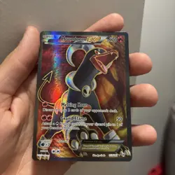 Pokemon TCG Houndoom EX Full Art Holo Ultra Rare Card 153/162 XY Breakthrough LP - Image 4