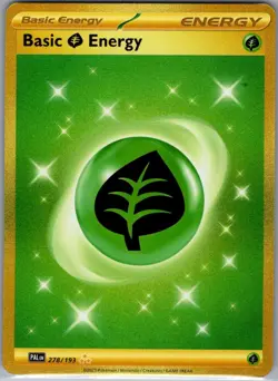 Basic Grass Energy 278/193 SV02: Paldea Evolved - Pokemon Card - NM - Image 1