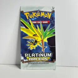 Pokemon Platinum Arceus EMPTY PACK WRAPPER NO CARDS - Image 1