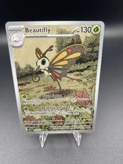 Beautifly Illustration Rare Pokemon Card Ascended Heroes 219/217 - Image 1
