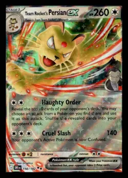 Team Rocket's Persian ex - Holo Promo SV: Scarlet & Violet Promo Cards 218 NM - Image 1