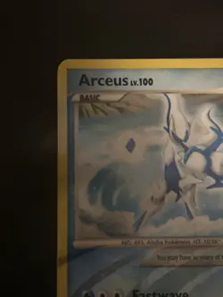 Pokemon Arceus Holo Rare Arceus Set AR4 2009 Basic 90 HP Fastwave Card - Image 3