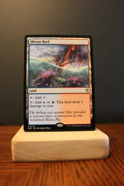 Shivan Reef Rare Land NM Aetherdrift: Commander MTG Magic The Gathering ManaFam - Image 1