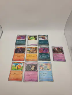 Lot of 10 Pokemon Cards Base Set Check My Other Pokemon Auctions Let Bid Start - Image 1