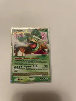 Torterra LV.X DP09 Diamond & Pearl Black Star Promo Holo Pokemon Card MP - Image 1