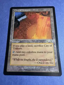 City of Traitors - Exodus - Magic The Gathering - MTG - NM Condition 1/3 - Image 1