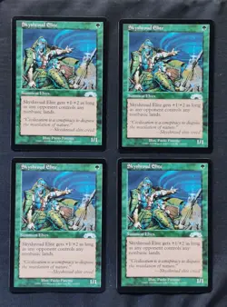 4 x SKYSHROUD ELITE ELVES EXODUS Playset MTG MAGIC THE GATHERING NM / UNPLAYED - Image 1
