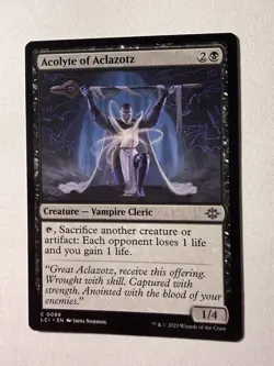 Acolyte of Aclazotz (089) The Lost Caverns of Ixalan LCI MTG Magic - Image 1