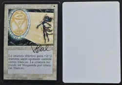 SIGNED MtG Magic Phil Foglio Artist Proof _ Spanish Ice Age _ WHITE SCARAB _VHTF - Image 1