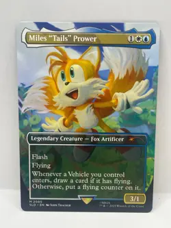 MTG Sonic Secret Lair Drop Miles "Tails" Prower SLD2085 Mythic - Image 1