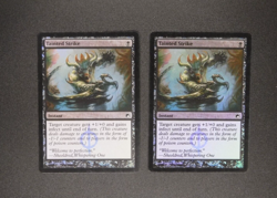 MTG Lot of 2 Tainted Striked Scars of Mirrodin FOIL #1 - Image 1