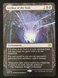 1x MTG Leyline of the Void - Wilds of Eldraine: Enchanting Tales (WOT) #30 - Image 1