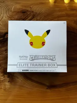 POKEMON TCG SWORD & SHIELD CELEBRATIONS ETB ELITE TRAINER BOX FACTORY SEALED - Image 1
