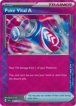 Poke Vital A 062/064 ACE SPEC Rare Shrouded Fable Pokemon TCG - Image 1