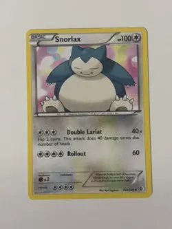 Snorlax 109/149 Uncommon Boundaries Crossed Pokemon Card - Image 1