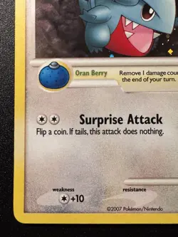Gible 7/17 POP Series 6 Promo Pokemon Card Cosmos Holo Foil Rare LP - Image 5