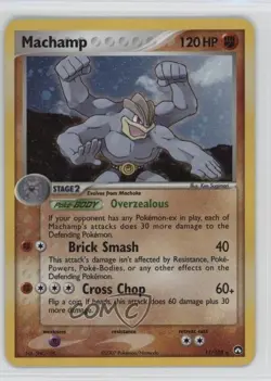 Machamp Holo Pokemon EX Power Keepers #11 2007 - Image 1