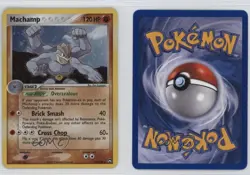 Machamp Holo Pokemon EX Power Keepers #11 2007 - Image 3