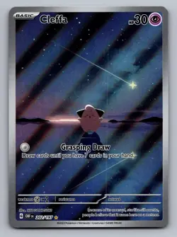 Cleffa 202/197 Illustration Rare Obsidian Flames Pokemon Near Mint - Image 1
