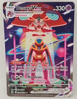 POKEMON TCG DEOXYS VMAX GG45/GG70 Sword & Shield CROWN ZENITH GALARIAN GALLERY - Image 1