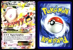 M AUDINO EX 85/124 HOLO EX RARE FATES COLLIDE POKEMON MP - Image 3