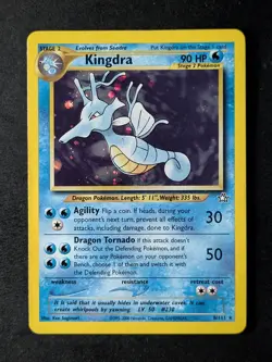 2000 Pokemon KINGDRA #8/111 Neo Genesis Unlimited Cosmos Holo Rare English - Image 1