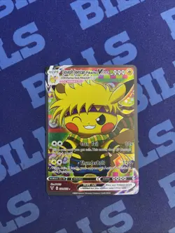 Pokemon Pikachu Joseph Joestar Vcos Cosplay Non TCG Collectible Holo NM - Image 1