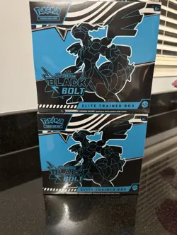 Pokemon Black Bolt Elite Trainer Box ETB Lot of 2 New Sealed! - Image 1