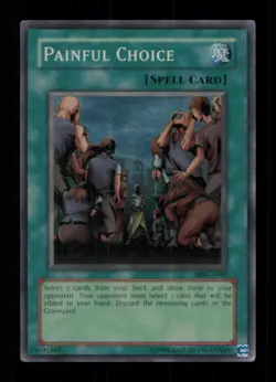 PAINFUL CHOICE SUPER RARE MRL-049 MAGIC RULER YU-GI-OH LP - Image 1