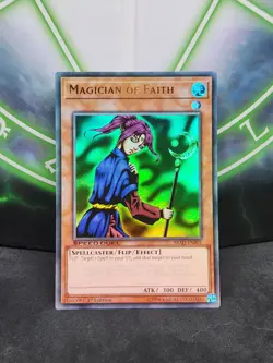 Yugioh Magician Of Faith SBAD-EN001 Ultra Rare 1st Edition LP - Image 1