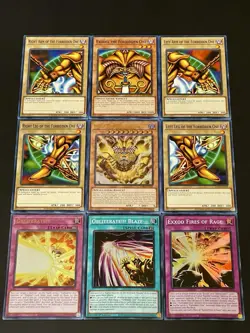 Exodia Full 5 Piece Set + Incarnate + Obliterate!!! + Blaze + Rage | YuGiOh! - Image 1
