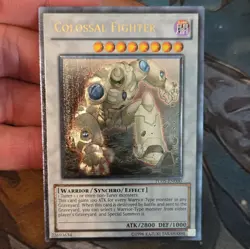 Yu-Gi-Oh! Colossal Fighter Warrior Synchro Foil TU05-EN000 Konami EN - Image 1