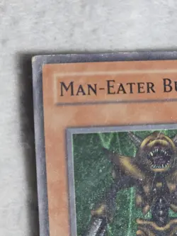 Yu-Gi-Oh! Man-Eater Bug LOB-108 1st Edition Super Rare Vintage 1996/2002 HP - Image 2