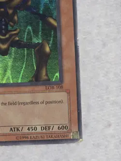 Yu-Gi-Oh! Man-Eater Bug LOB-108 1st Edition Super Rare Vintage 1996/2002 HP - Image 5
