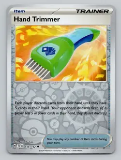 Reverse Holo Hand Trimmer #150/162 Uncommon SV05: Temporal Forces Pokemon - Image 1