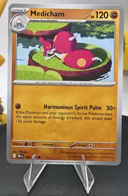 Medicham 100/182 Sv10: Destined Rivals Regular - Free Shipping - NM - Pokemon - Image 1