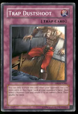 Trap Dustshoot Dark Beginning 2 DB2-EN246 Common / Short Print Yugioh Damaged - Image 1