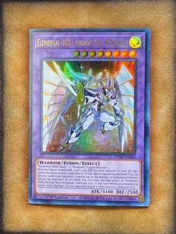 Yugioh Elemental HERO Shining Neos Wingman POTE-EN041 Ultra Rare 1st Ed NM - Image 1