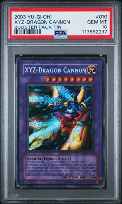 2003 Yu-Gi-Oh! XYZ-Dragon Cannon BPT-010 PSA 10 Pop 33 - Image 1