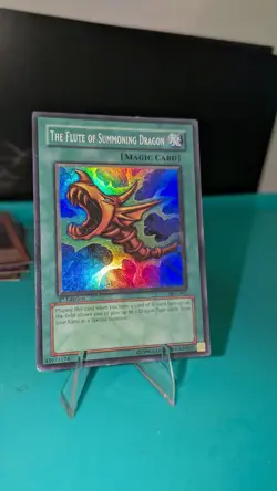 Yugioh! The Flute of Summoning Dragon SDK-A042 Super Rare 1st Edition LP - Image 1