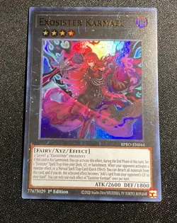 ✨🔥 Yu-Gi-Oh Exosister Karmael BPRO-EN044 – Ultra Rare CLEAN ✨🔥 - Image 1