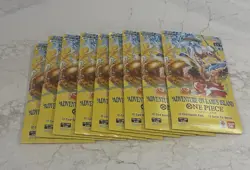 One Piece OP15 “Adventure on Kami's Island” Sleeved Booster Pack (LOT Of 9) - Image 1