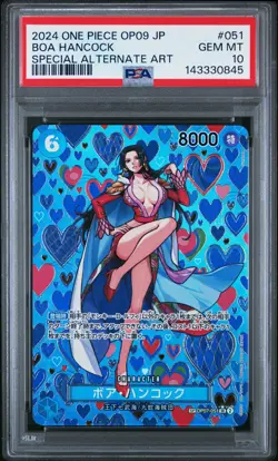 2024 ONE PIECE JAPANESE OP09-EMPERORS IN THE NEW WORLD #051 BOA HANCOCK PSA 10 - Image 1