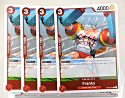 ST21-011 Franky (C) Starter Deck EX: Gear 5 One Piece CCG x4 - Image 1