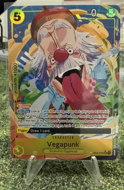 One Piece CCG Vegapunk EB02-056 Anime 25th Foil Alt Art Super Rare - Image 1